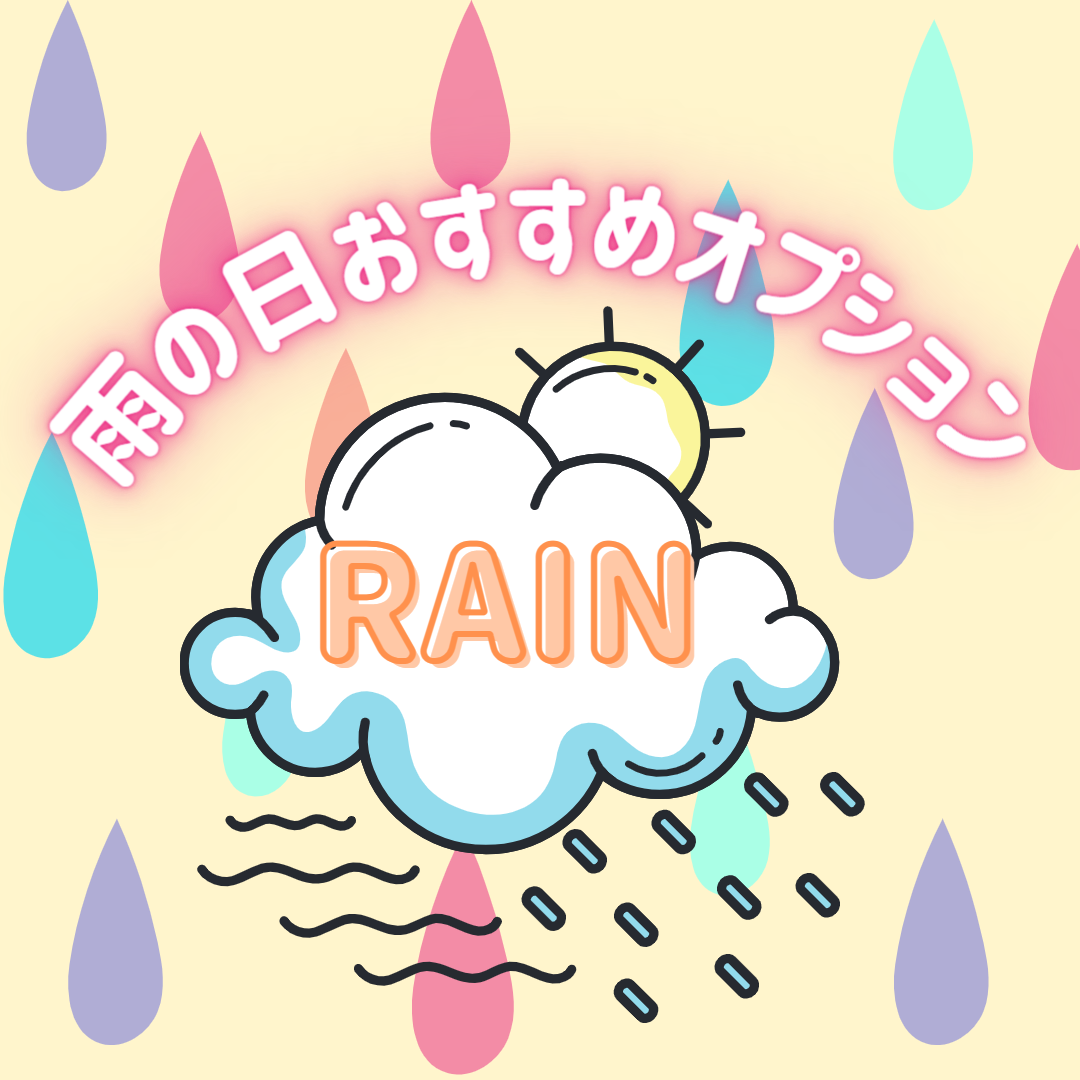 【雨の日にオススメのオプション】