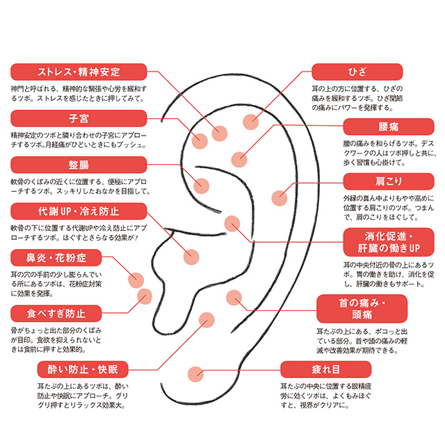 耳マッサージ